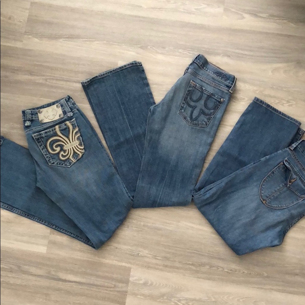 Lot of Three Jeans / Lucky Brand / Dpd / Miss me